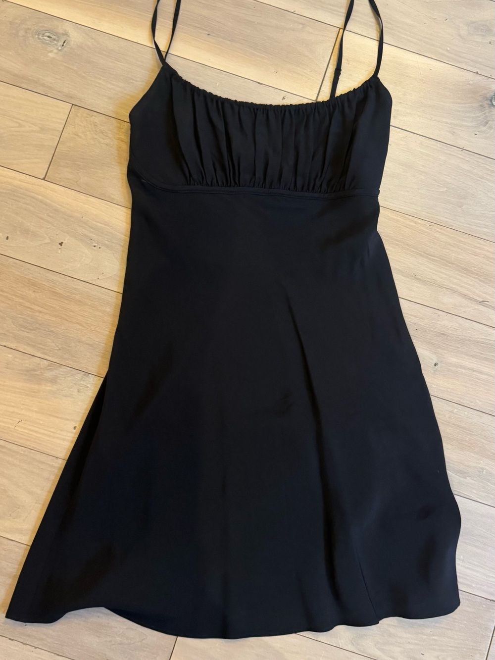 Realisation Par Black Spaghetti-Strap Women’s Dress